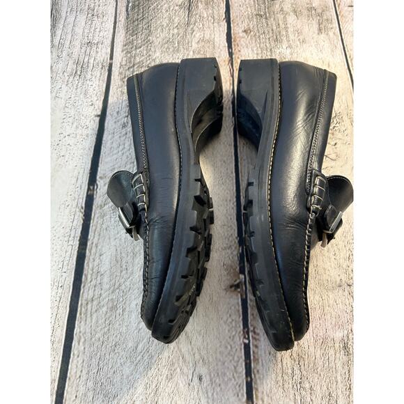 COLE HAAN Women’s Leather Loafers with a Block Heel / Size: 7 - Picture 5 of 11